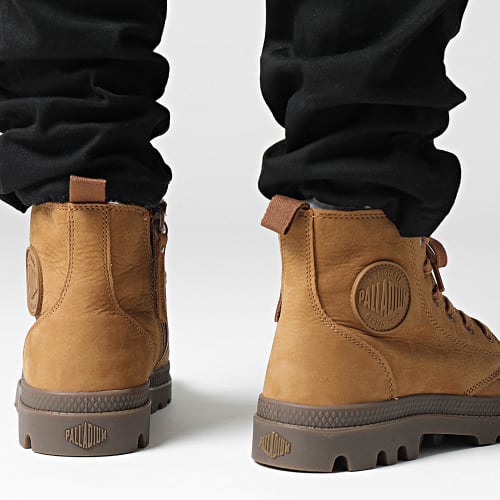 Boots Pampa Hi Zip 05982 Mahogany