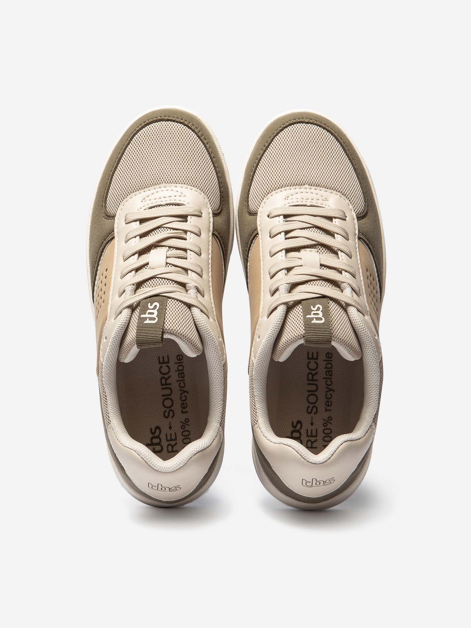 Baskets Femme Recyclable Beige