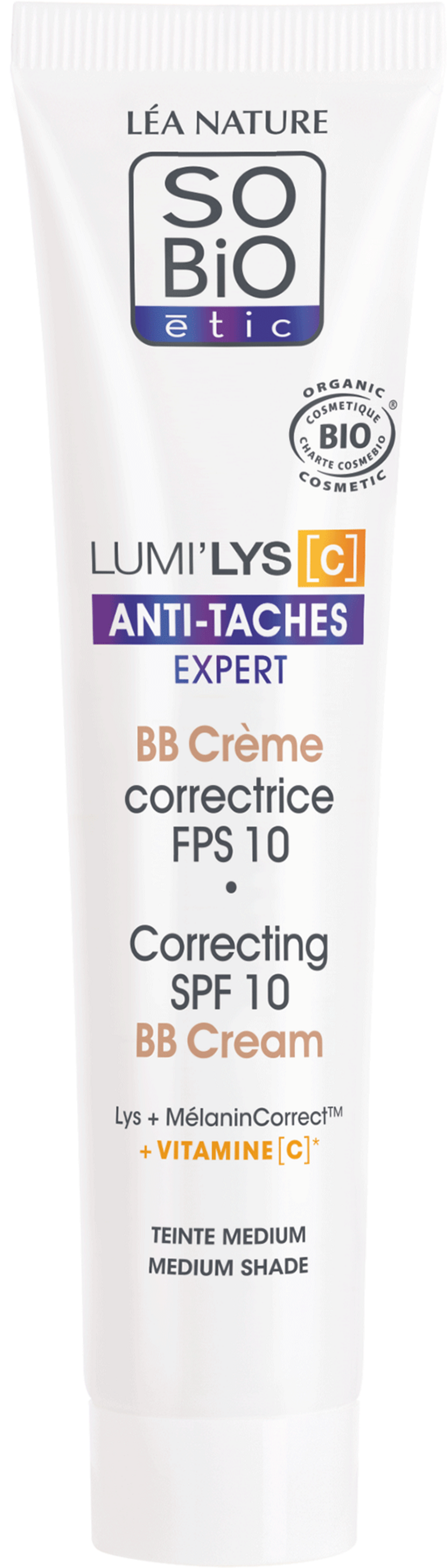 LÉA NATURE SO BiO étic  LUMI'LYS [C] Korrigierende BB Cream LSF 10, Medium (40 ml)