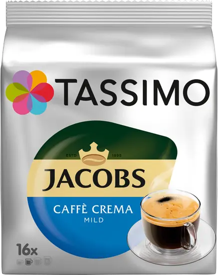 Tassimo Koffie T-Discs: Jacobs Caffè Crema mild XL 00577115