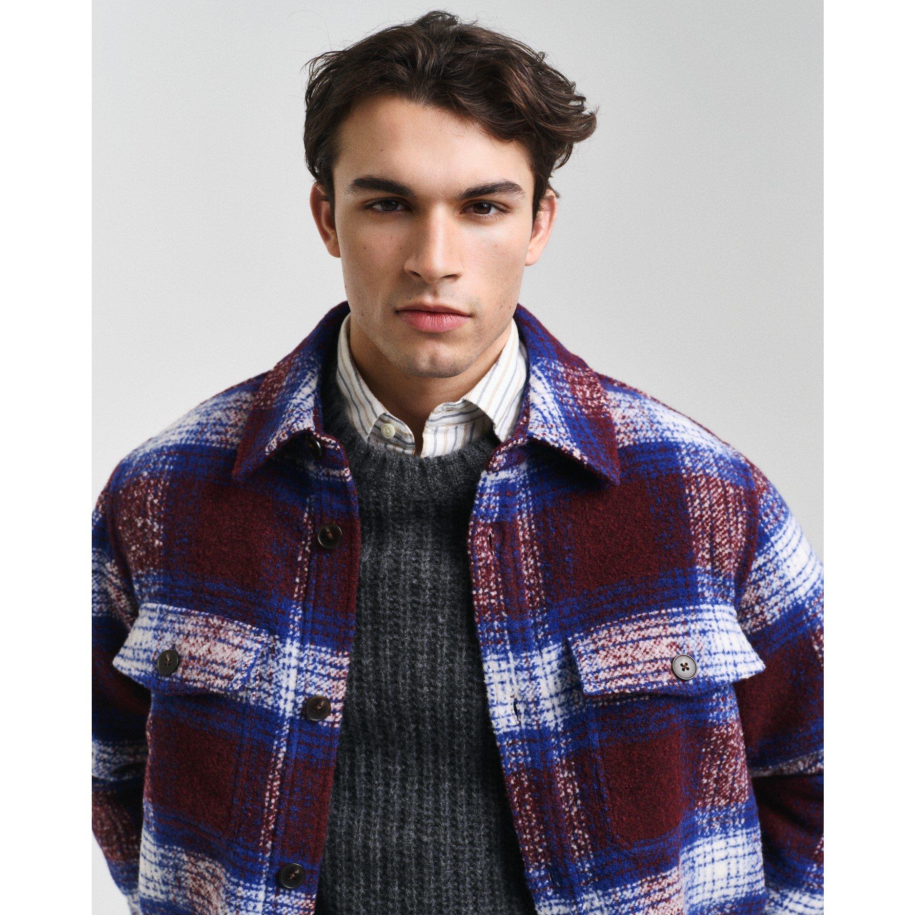 Gant Check Wool Overshirt