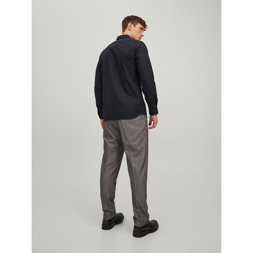 Jack&Jones Langærmet Skjorte, Black, L
