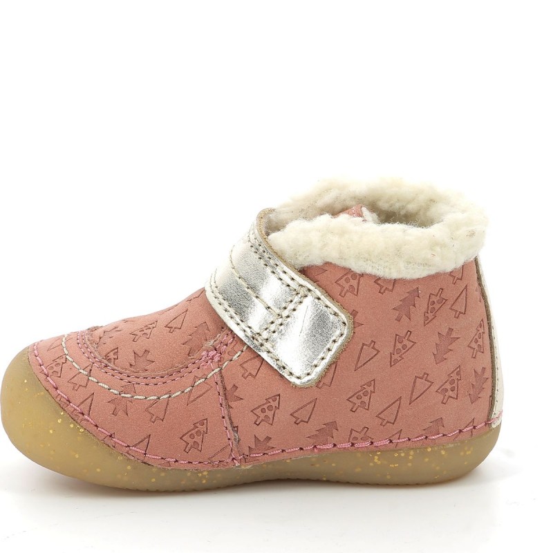 Kickers Kickers So Schuss Fourrées Rose
