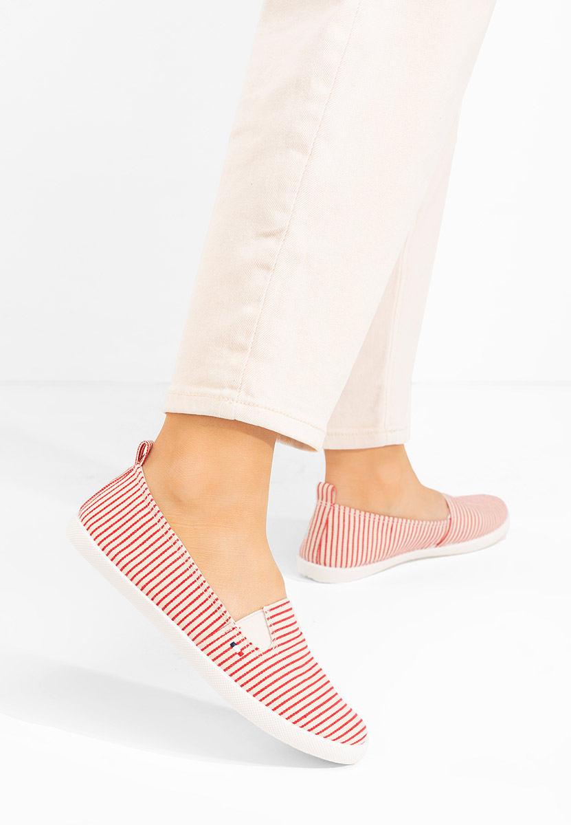 Espadrilles femme rouges Brandusa