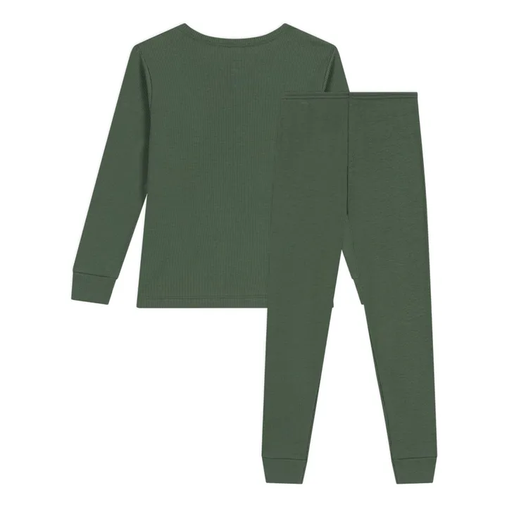 Petit Bateau Ensemble Pyjama Mifter | Vert kaki