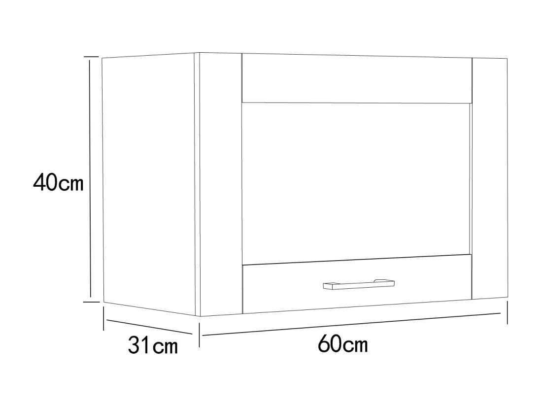 Armoire de cuisine 60 cm Élément suspendu Colura
