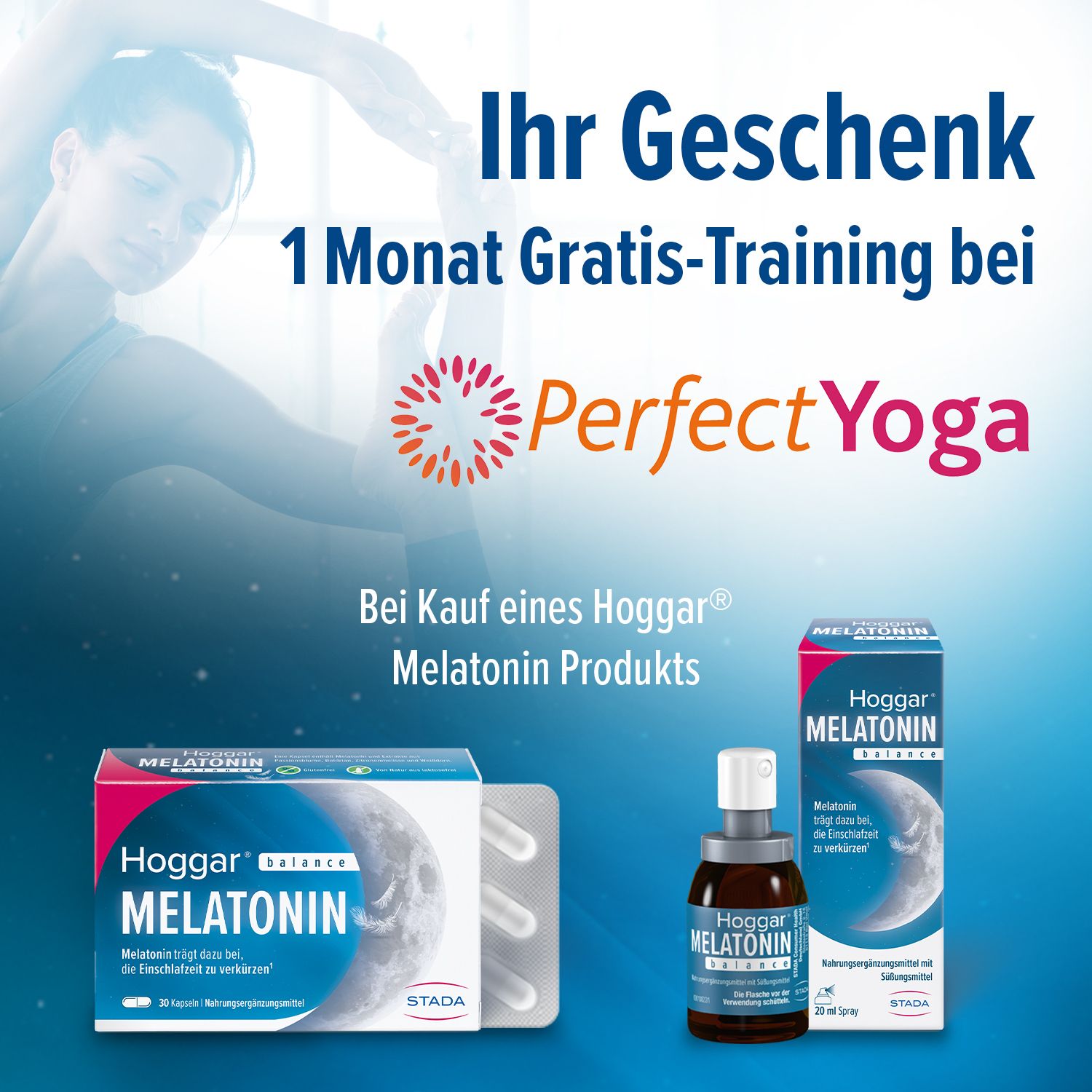 Hoggar® Melatonin Einschlaf-Kapseln