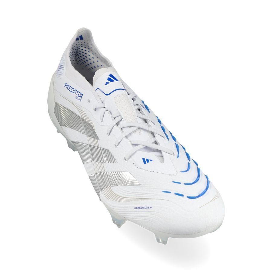 adidas Predator Elite FG Polar Victory - Blanc/Argenté/Bleu