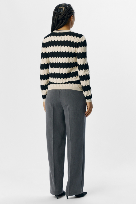 Object beige dames trui