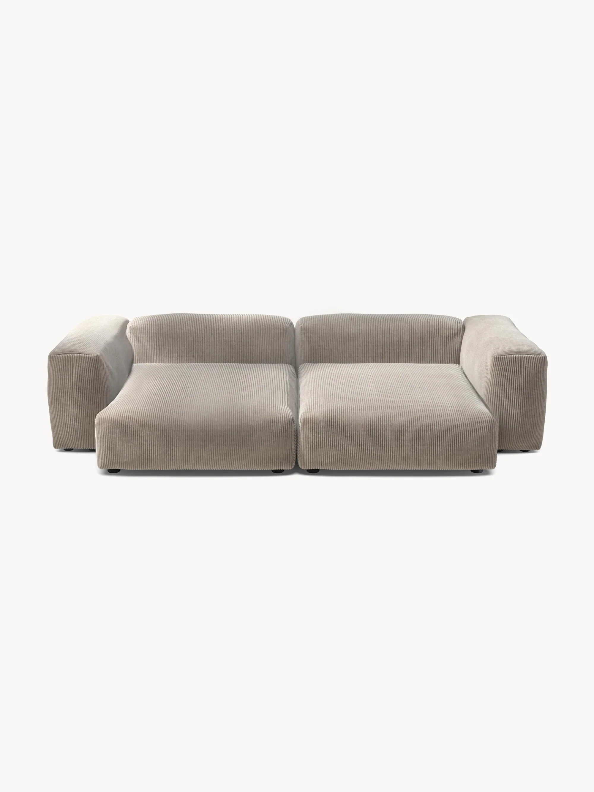 Modulaire bank Vetsak (3-zits) van ribfluweel
