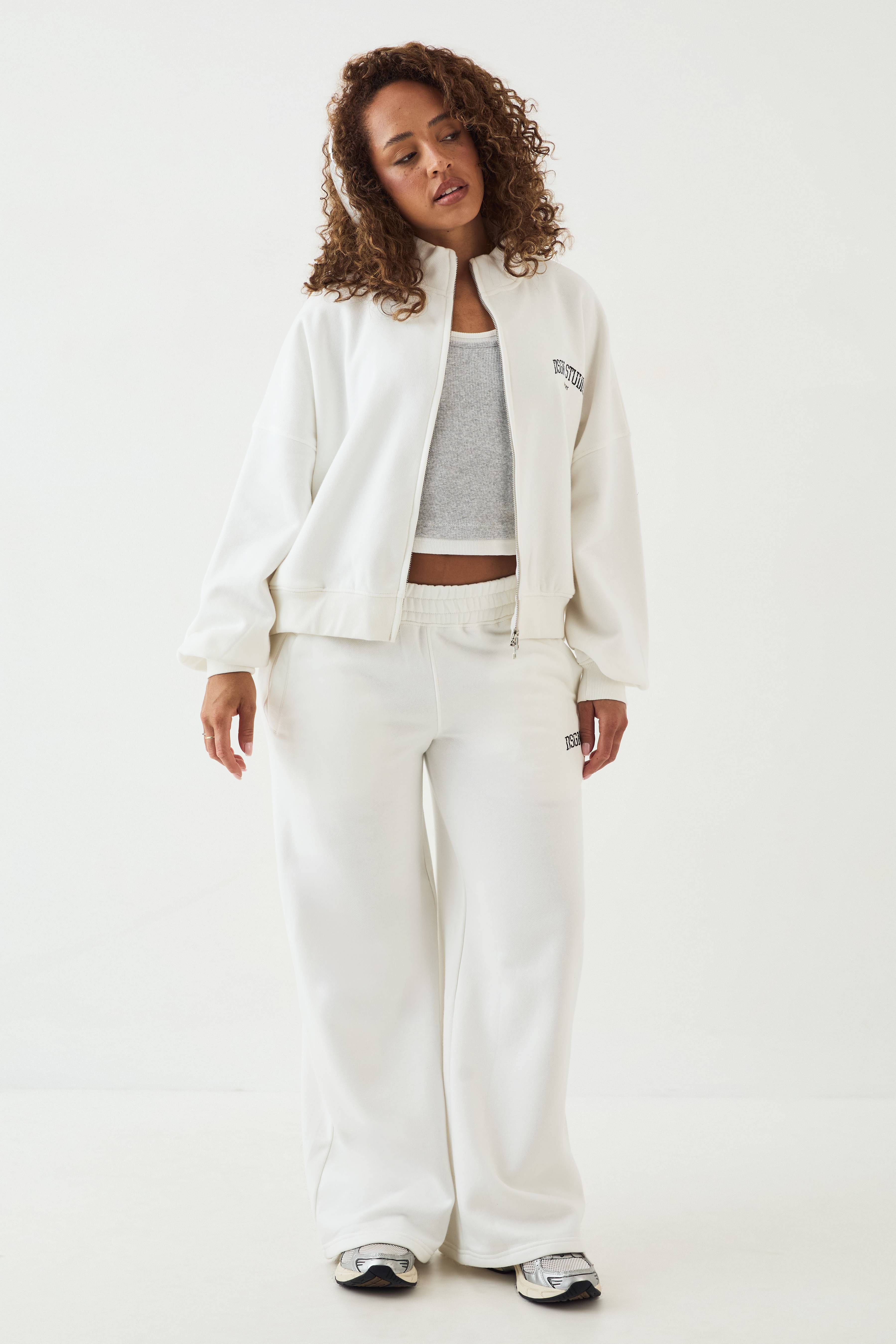 Sweat Bomber Col Montant Zippé À Imprimé Collegiate Dsgn Studio