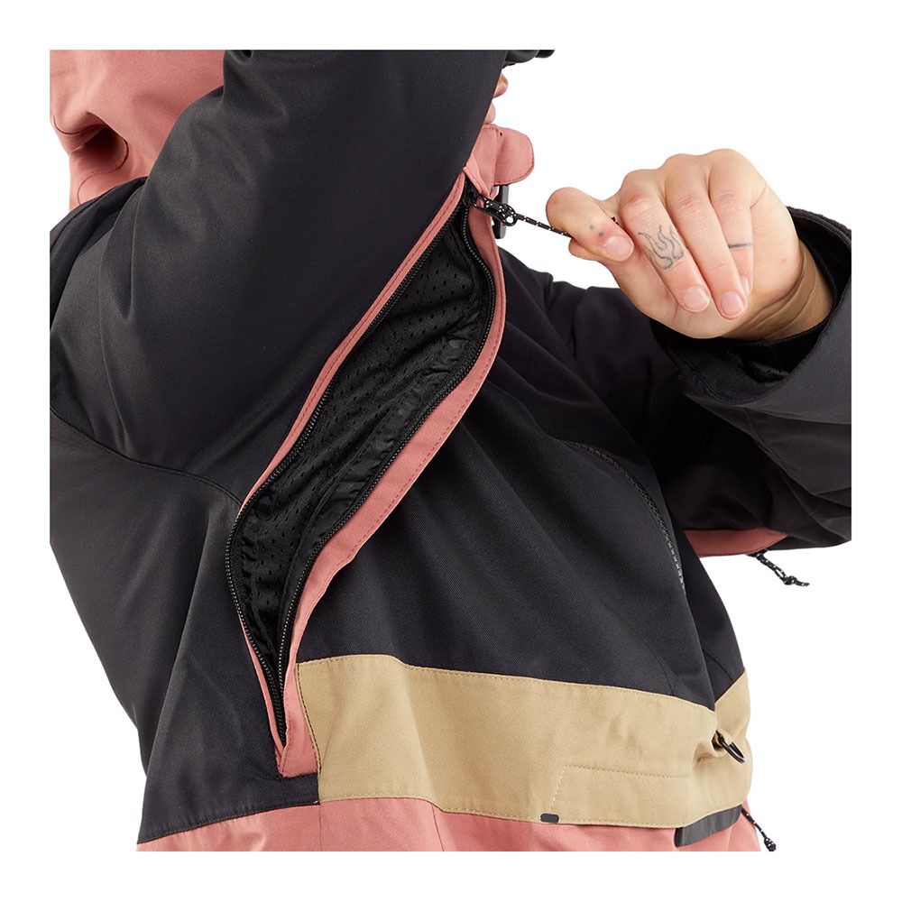 Volcom ASHFIELD - Veste ski Femme earth pink