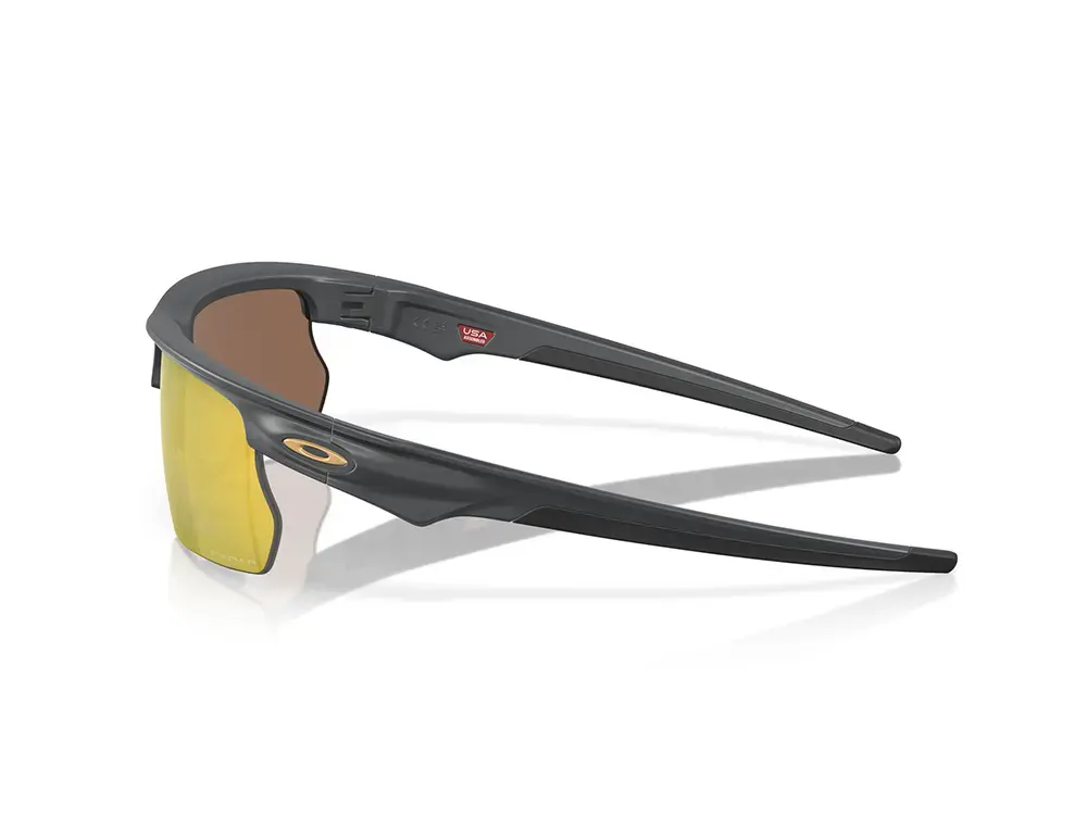 Oakley Bisphaera Sport Zonnebril Prizm 24K Polarized Lens Mat Carbon Zwart