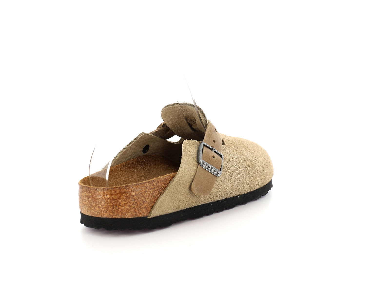 Birkenstock-BOSTON LEVE Nubuck Taupe