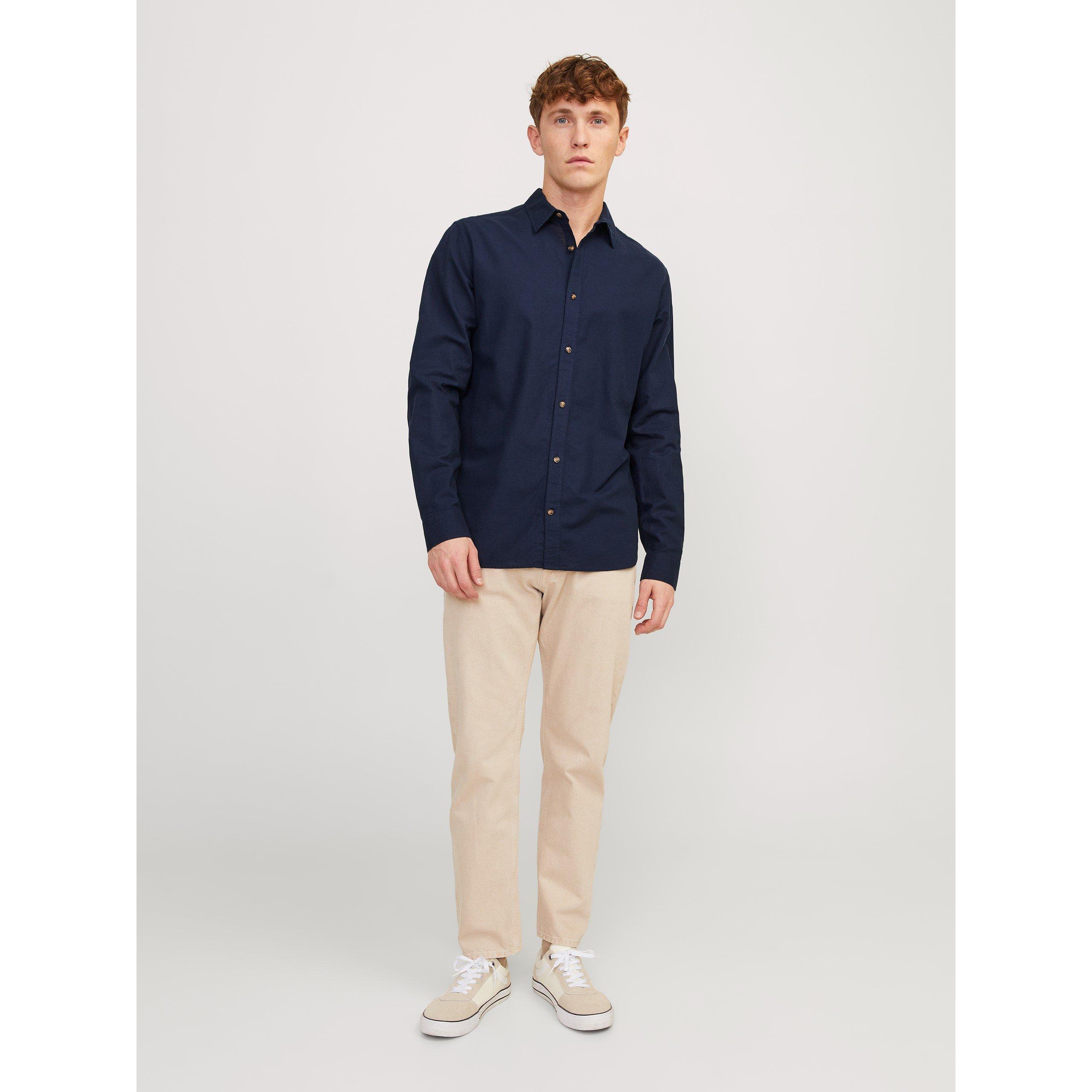Jack and Jones JW Long Sleeve Linen Shirt