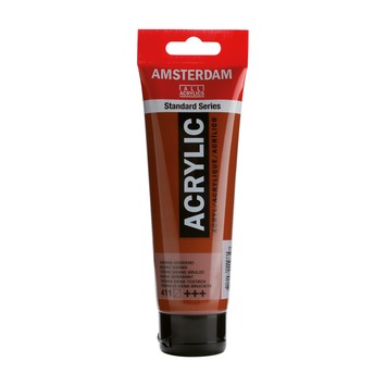 Amsterdam verf acrylverf sienna gebrand 120 ml