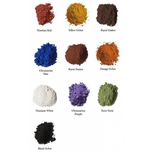 Natural earth paint - natuurlijke olieverf complete startset