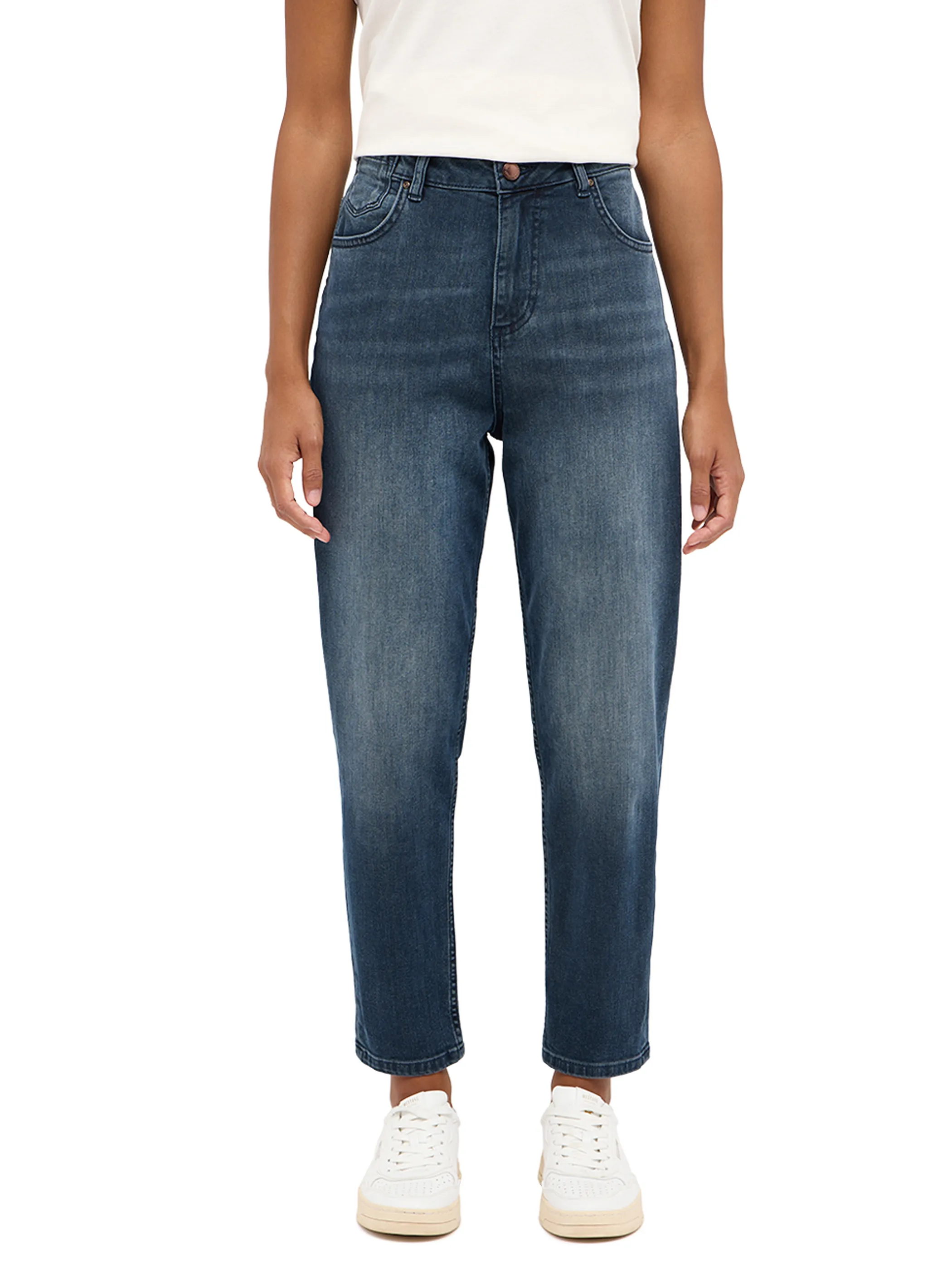 Damen Jeans in Mom Fit / High Rise