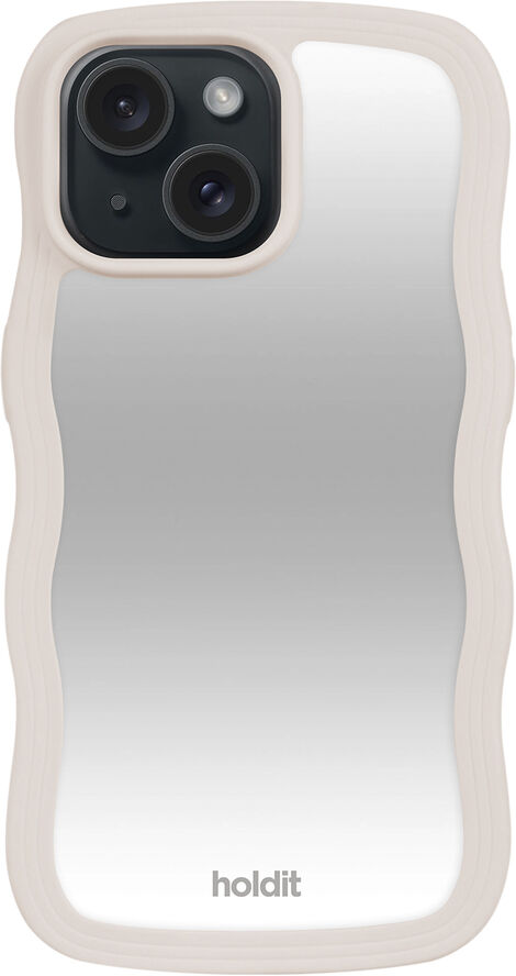HoldIt Wavy Case iPhone 15/14/13 Beige