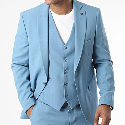 Ensemble Costume 3 Pièces 6740 Bleu