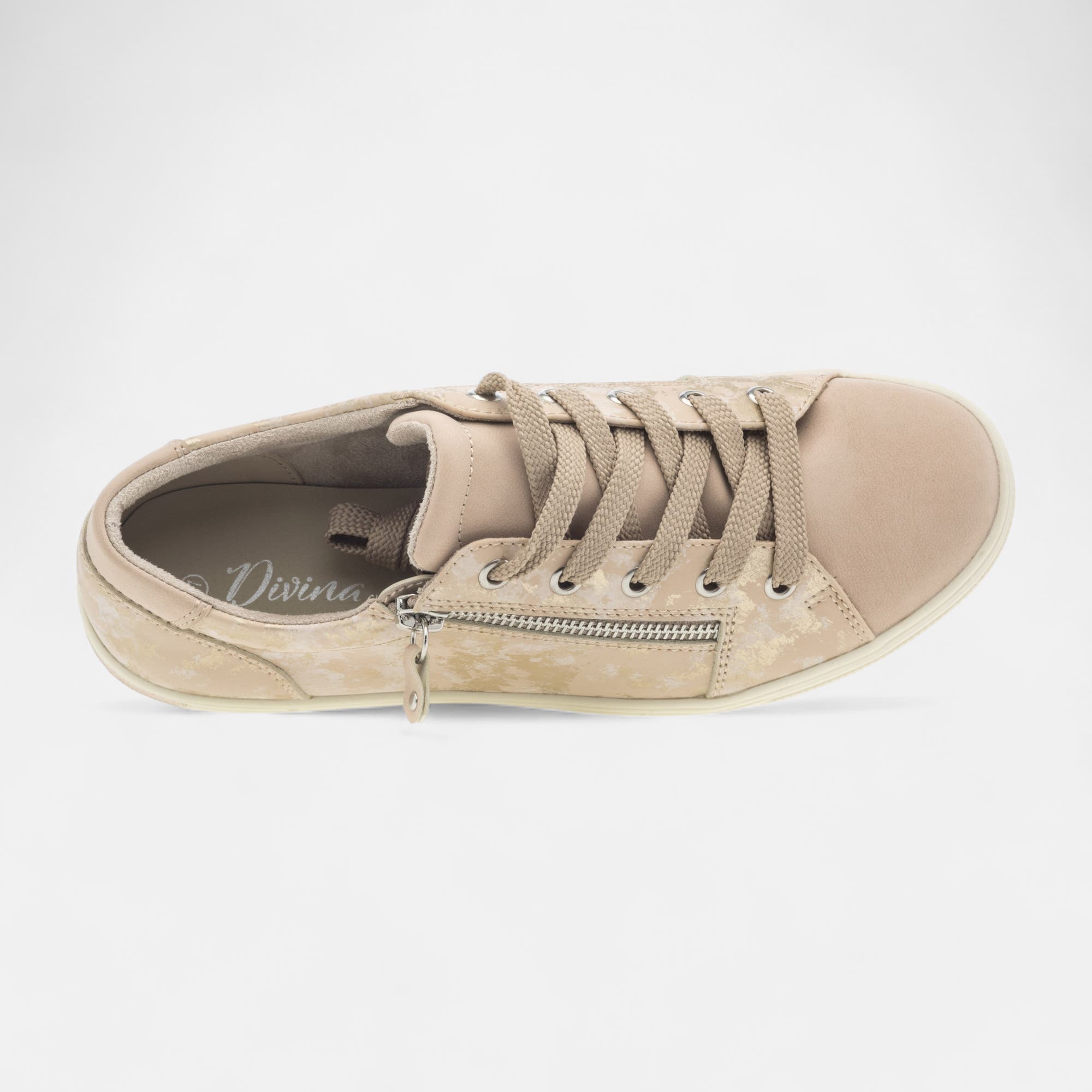 Baskets basses Femme beige