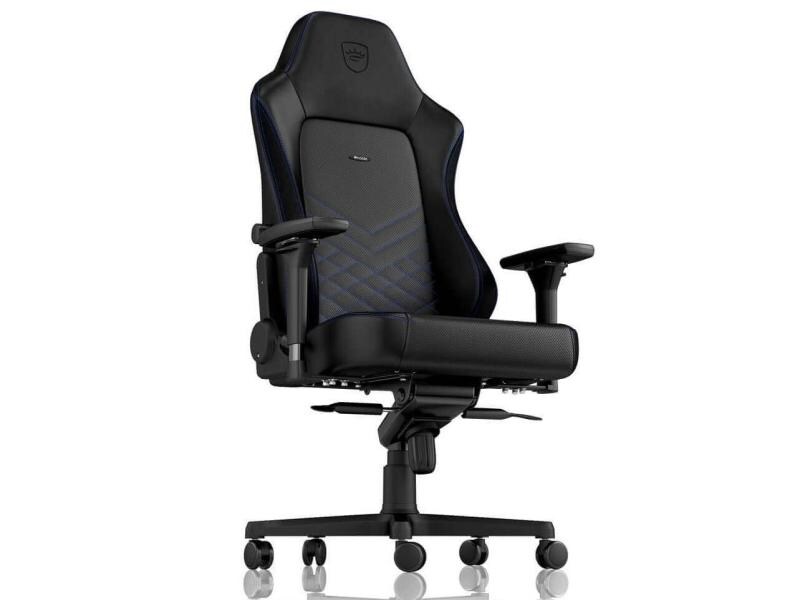 noblechairs Gaming-Stuhl HERO Schwarz/Blau Ergonomischer Gaming-Stuhl