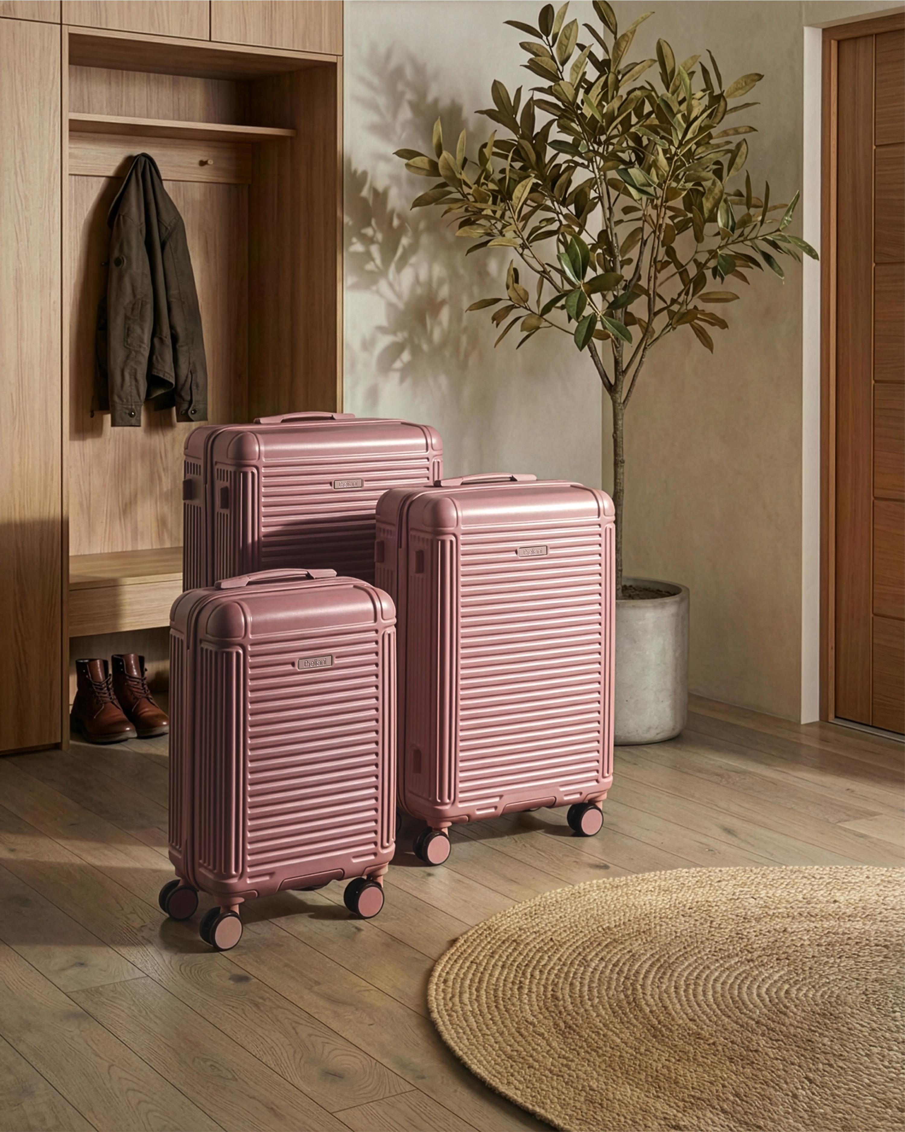 Set van 3 harde koffers MYNTIS Roze
