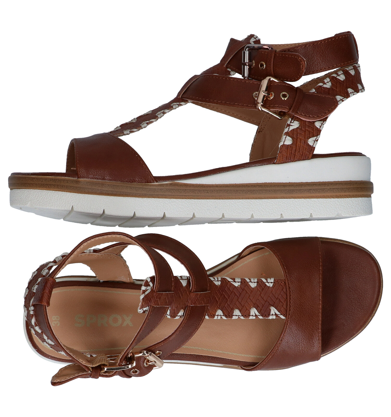 Sandalen cognac