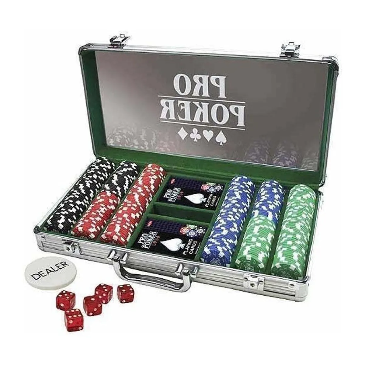 Tactic Mallette de poker ProPoker - 300 Jetons