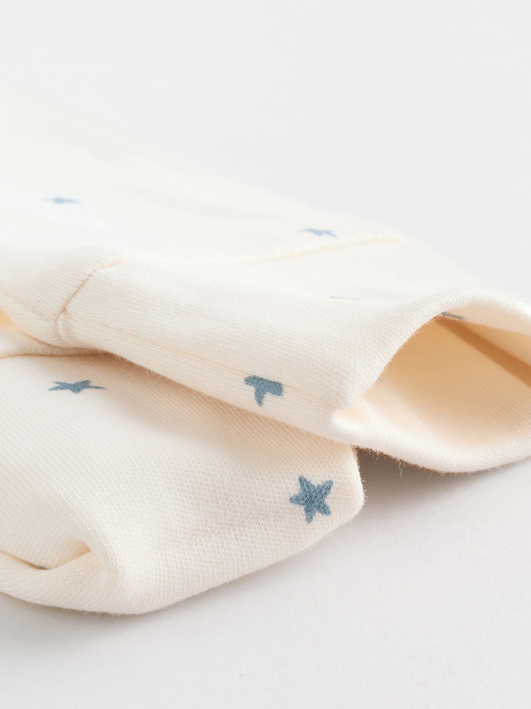 Blauw - Verpakking van 3 babypyjama's met tweewegrits (0-2jr)