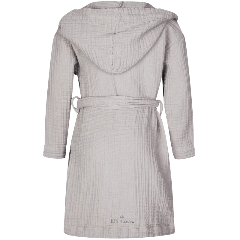 Lille Kanin Bathrobe Muslin 1-2 Years - Brown Smoke