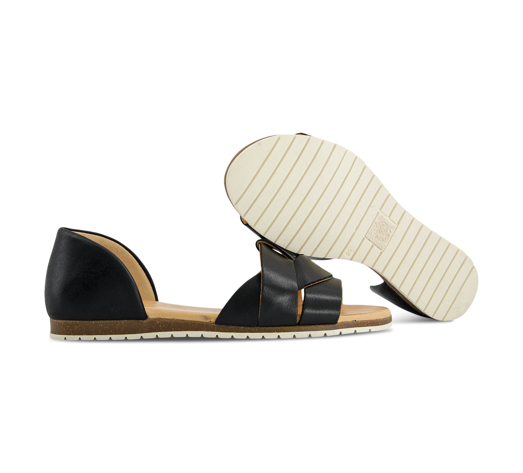 1874 by Walder Riemchensandalen schwarz