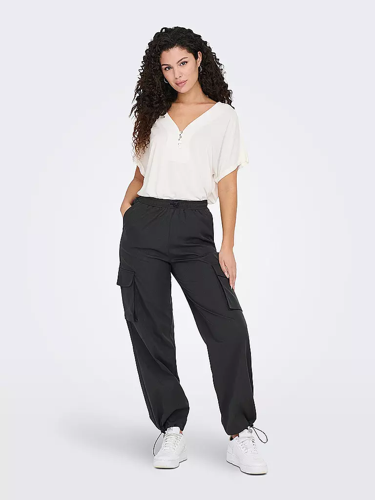ONLY Cargohose ONLCASHI schwarz