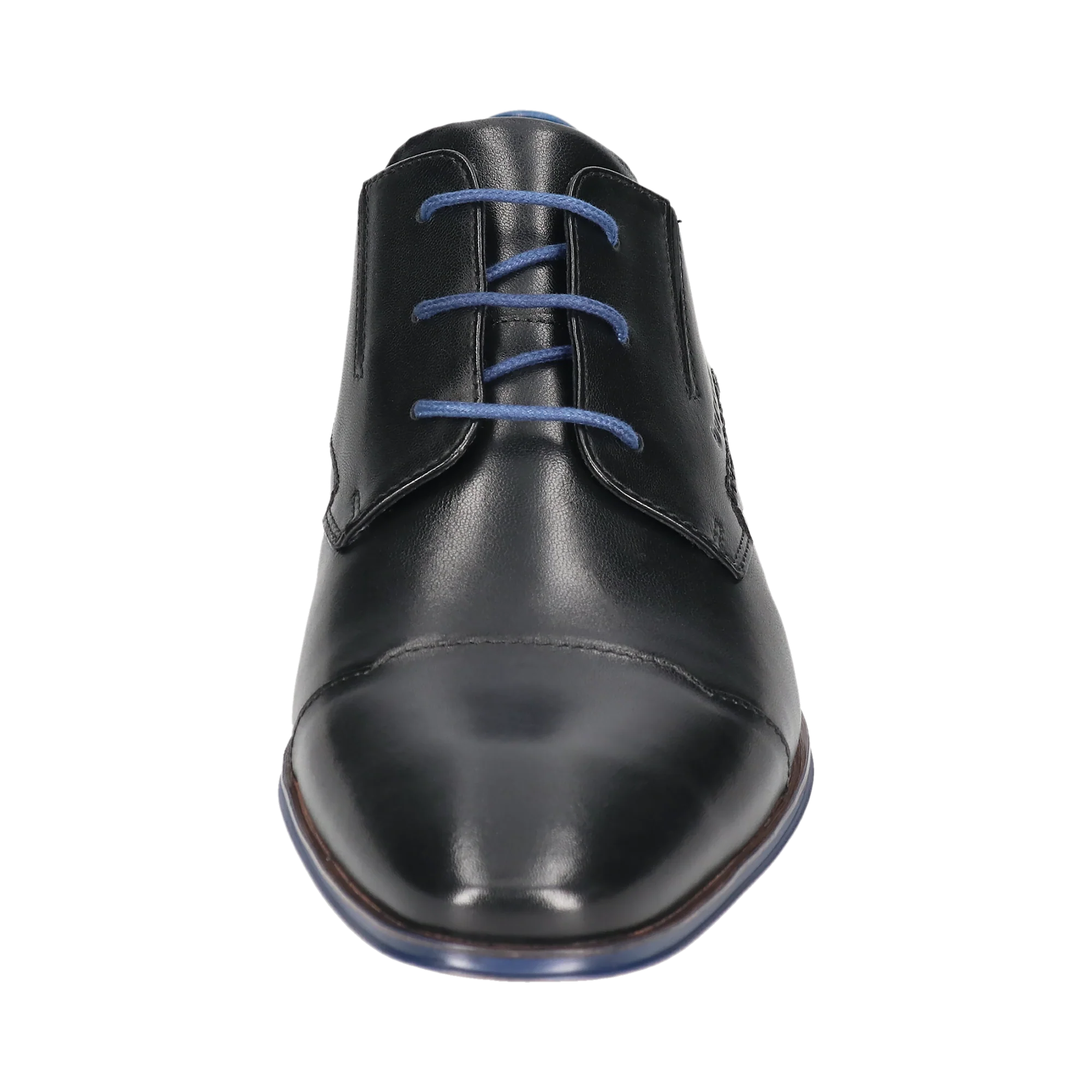 Leder Business Schnürer schwarz