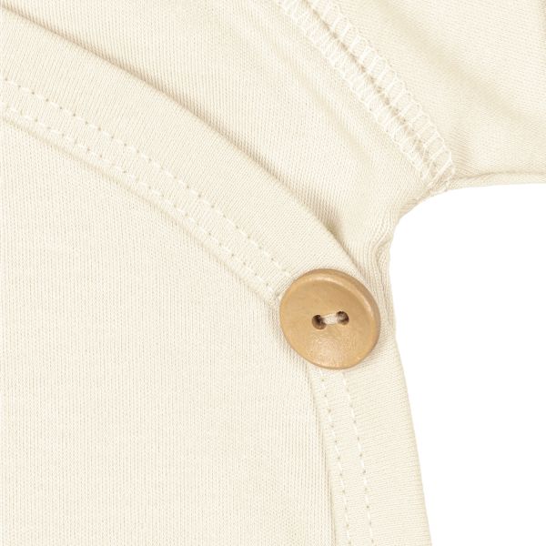 UAUA Kimono Met Voetjes Crema 3-6 Mnd
