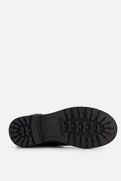 Muyters Biker boots zwart Leer