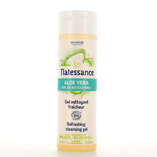 Gel nettoyant fraîcheur à l'Aloe Vera Natessance Bio
