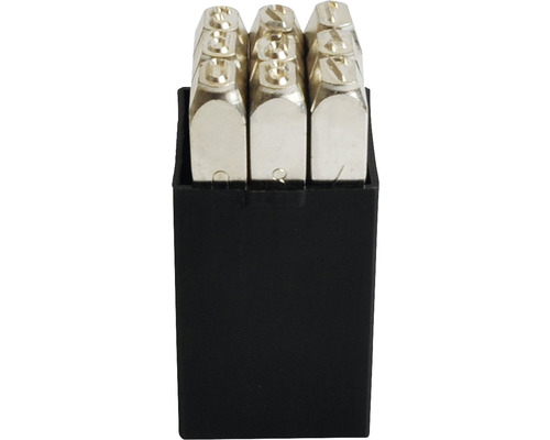 Stempelset 10mm, 9 stuks