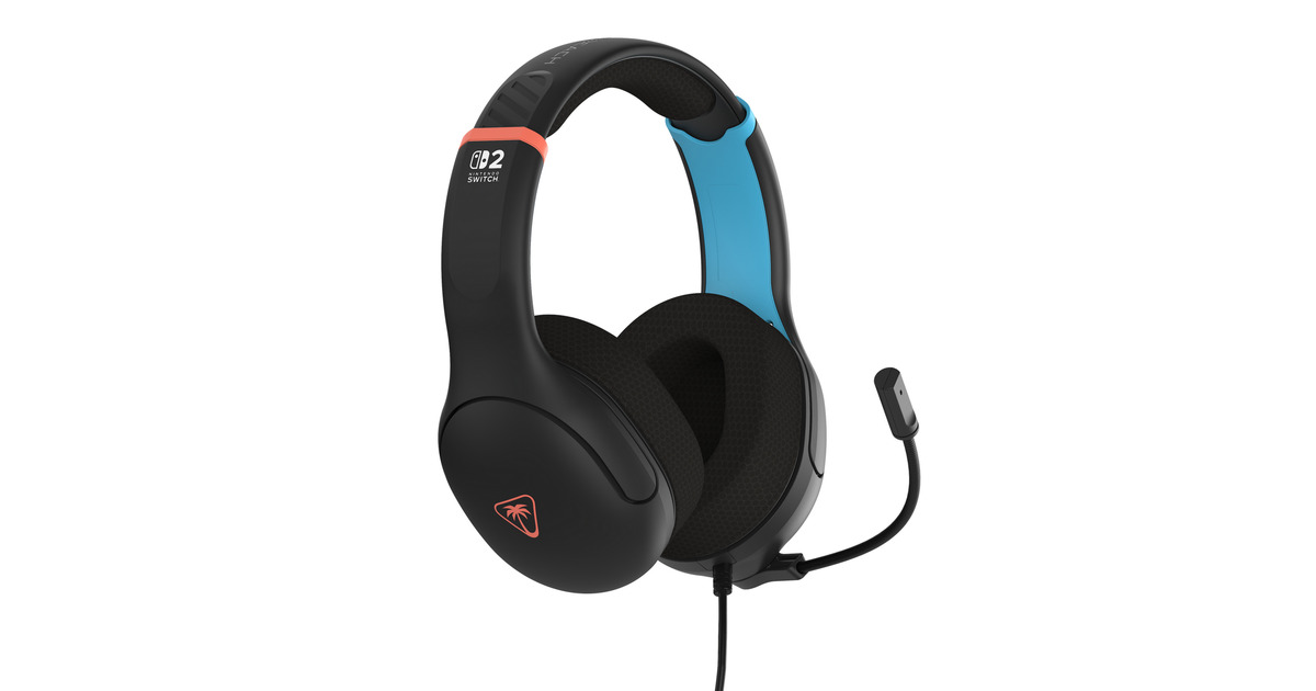 Turtle BeachAirlite Fit bedrade gamingheadset over-ear gaming headset  (Zwart, Nintendo Switch 2, Nintendo Switch, Nintendo Switch Lite, Nintendo Switch - OLED-model)