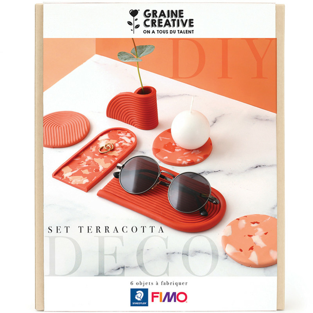 Coffret diy - mes objets déco - terracotta