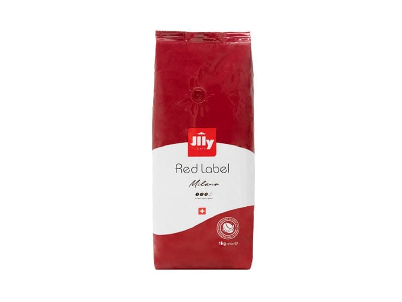 Illy Kaffeebohnen Red Label Milano 1 kg Kaffeebohnen für Café Crème