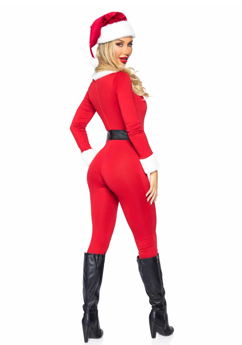 Kerstvrouw Jumpsuit Dames Leg Avenue