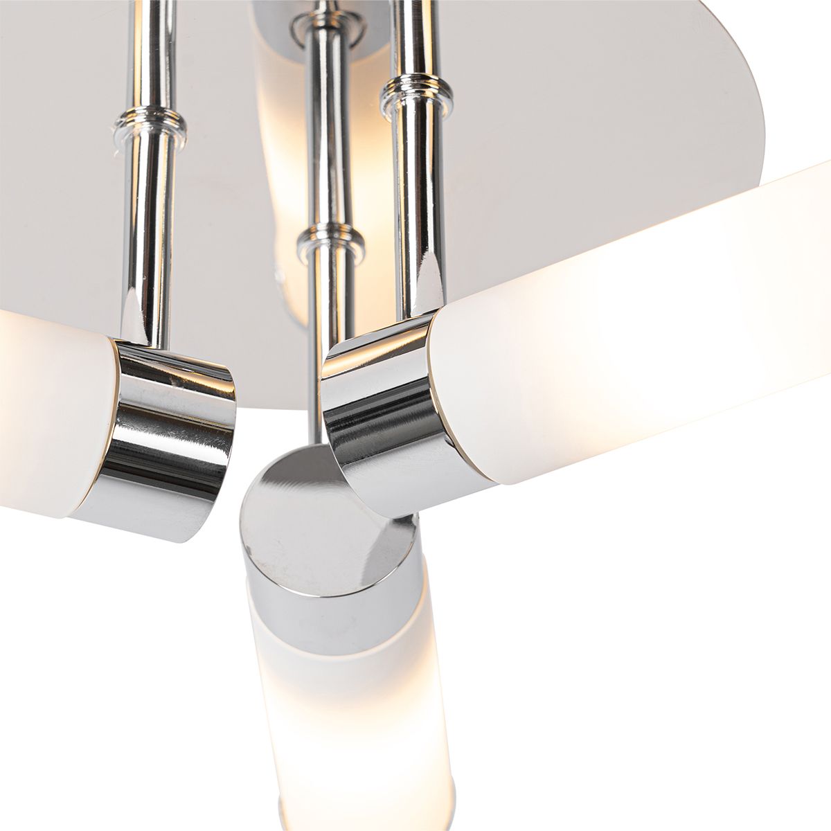 Moderne badkamer plafondlamp chroom 3-lichts IP44 - Bath