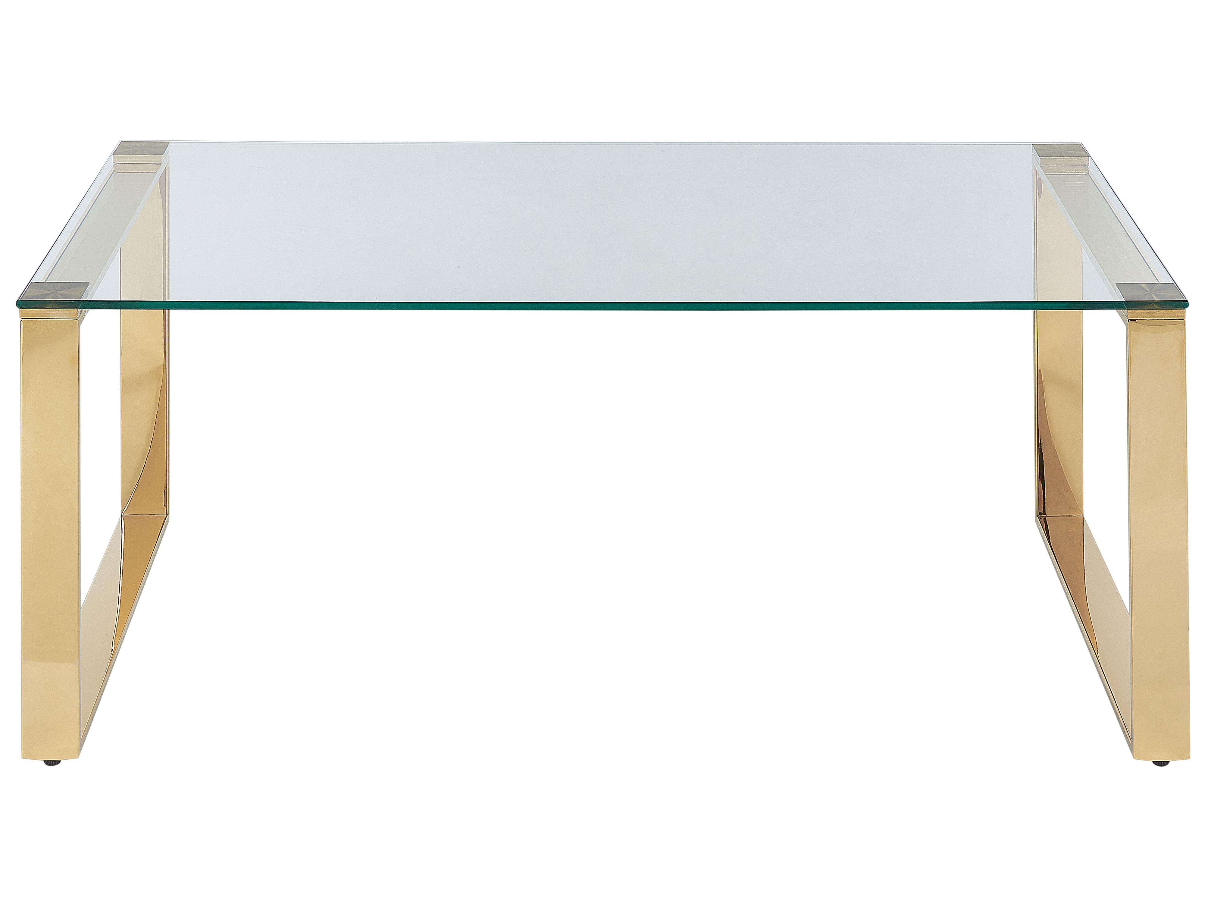 Salontafel TILON Veiligheidsglas Goud