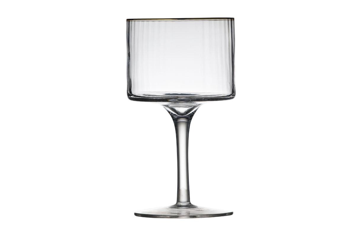 Gin Glas Palermo Gold 4 Stück, 45 clGläser mit feinem Goldrand