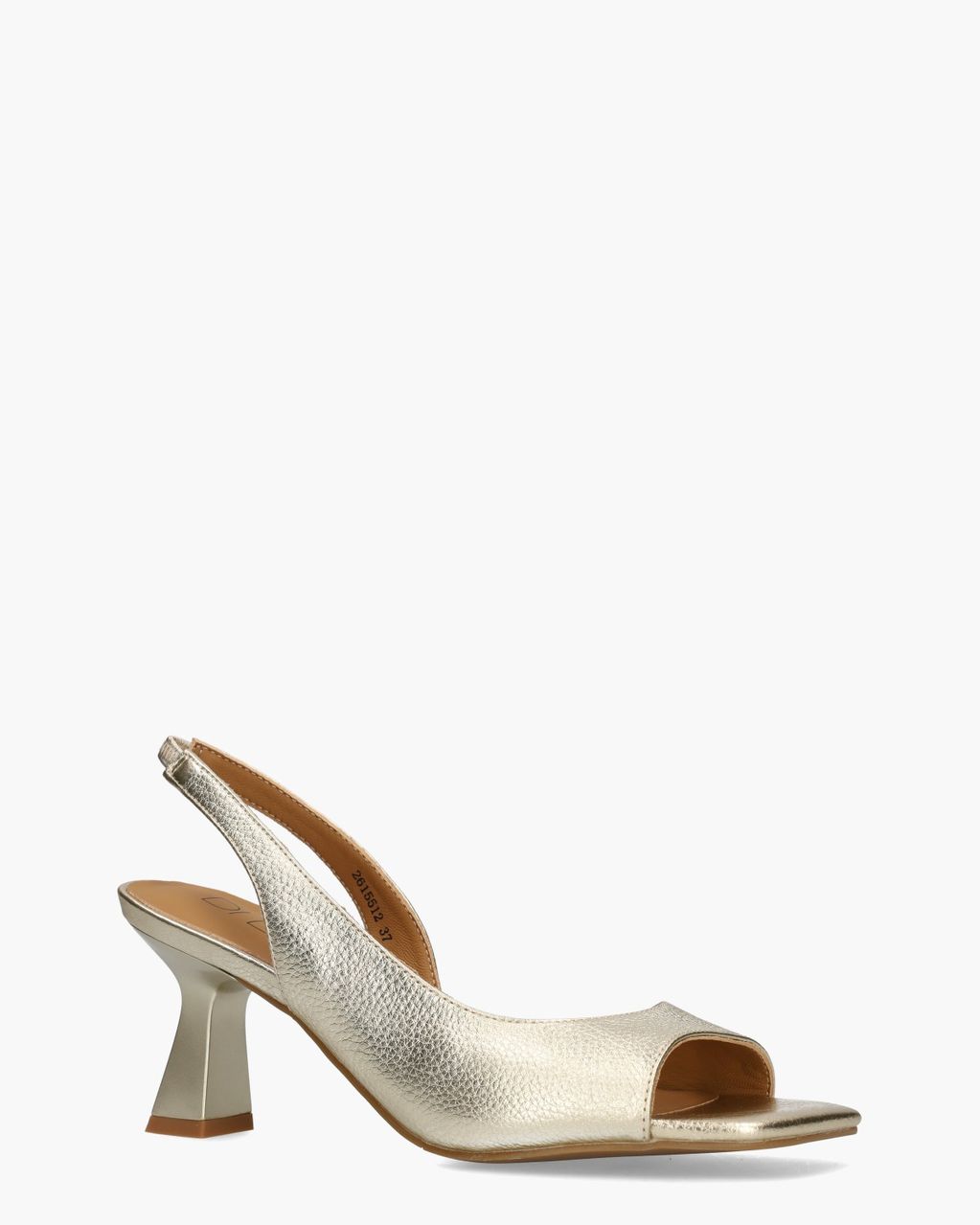 Di Lauro Wiberta Goud dames Slingbacksandalen