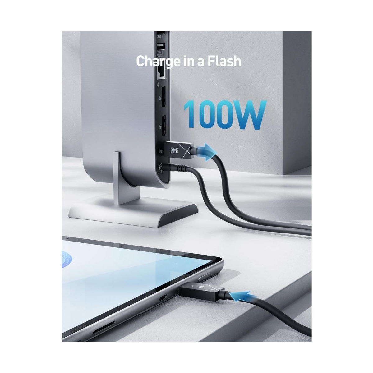 Cable Matters 1,8 m USB4 20 Gbps 8K60Hz 4K120Hz PD100W Designet for Microsoft Surface kompatibel med Thunderbolt 4 og 3