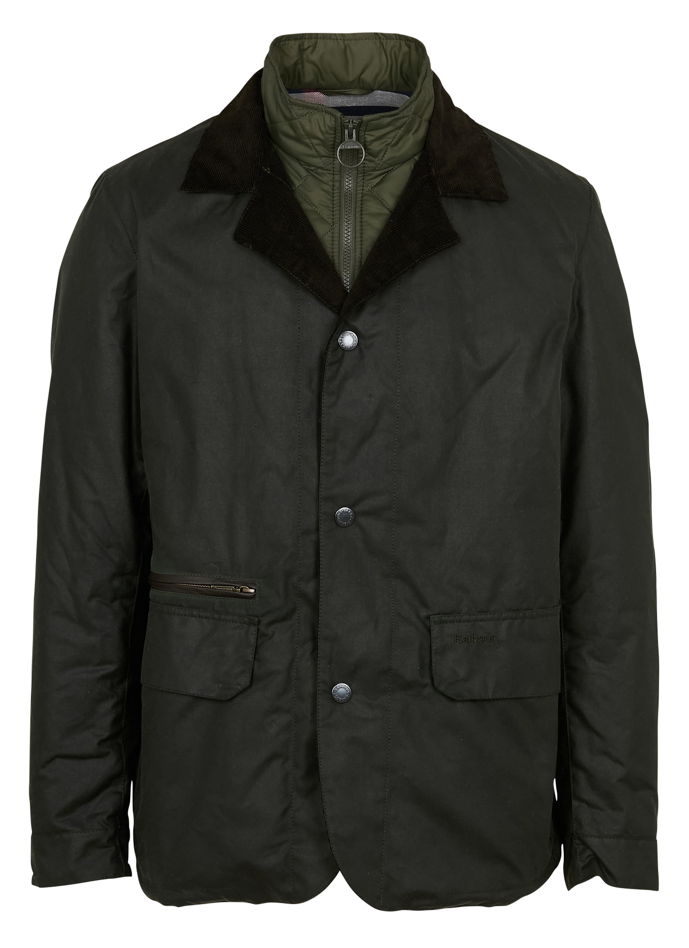 CRASTER - Veste droite en coton | Vert