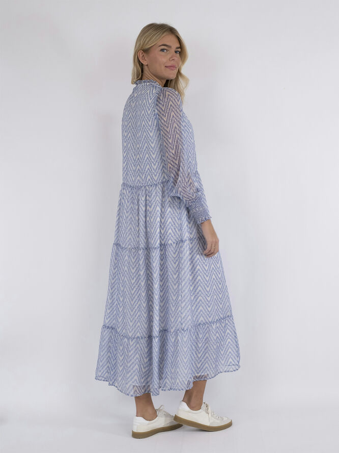 Neo Noir Kobia Big Tile Dress Light blue