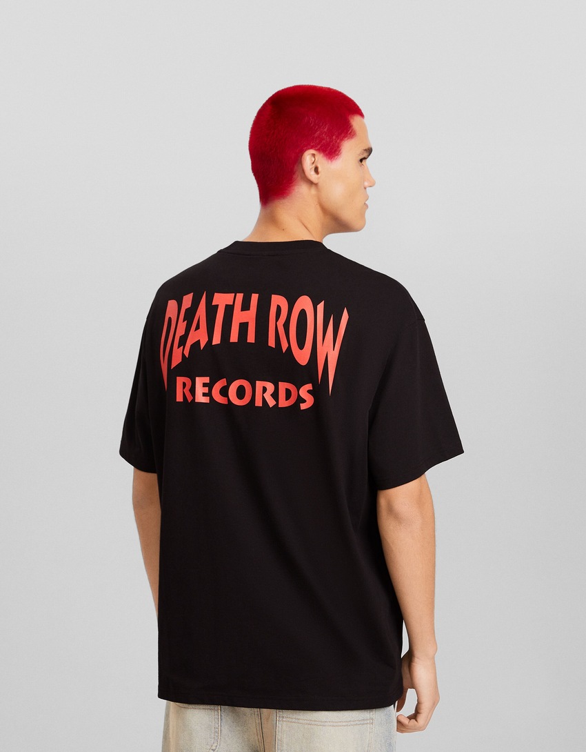 Camiseta de manga curta oversized com estampa do Snoop Dogg